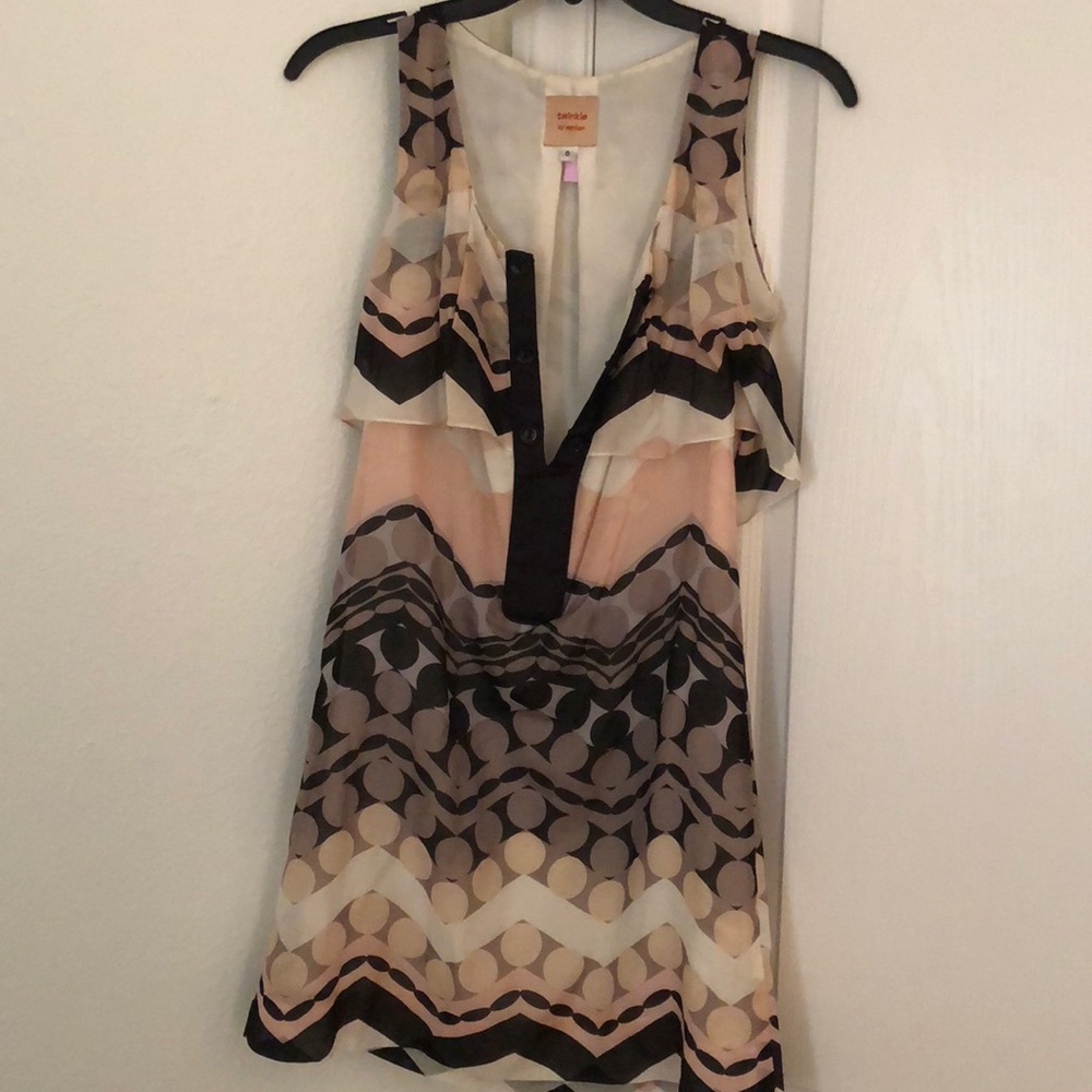 Cute pink and black dress